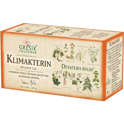 Grešík Klimakterin bylinný porcovaný čaj 20 x 1 g