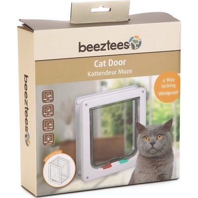 Beeztees Muze KF-410701 Dvířka bílá 19,2 x 20 cm
