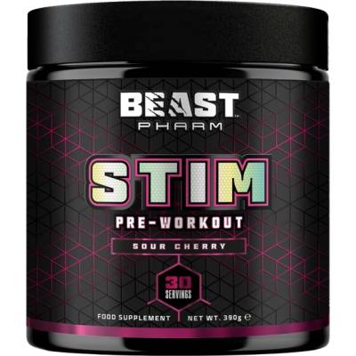 Beast Pharm Stim Pre-Workout [390 грама] Вишна
