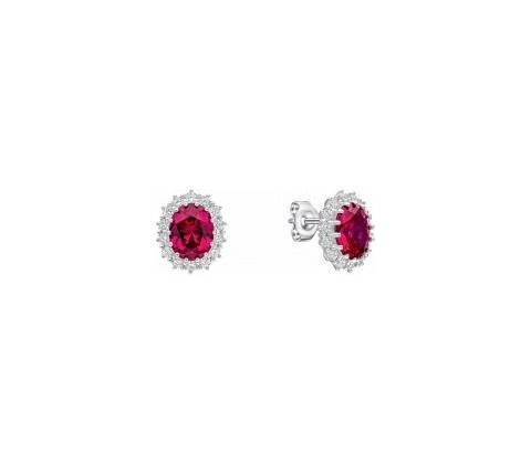 Diamonfire strieborné náušnice E6591