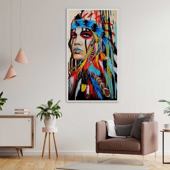Decono Картина Абстрактна Индианка