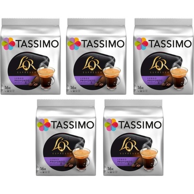Douwe Egberts Tassimo L'OR Espresso Lungo Profondo 16 броя кашон 5 пак