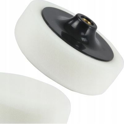 MAR-POL M07910 Leštiaci kotúč molitanový, penová špongia 150 x 50 mm M14 biely