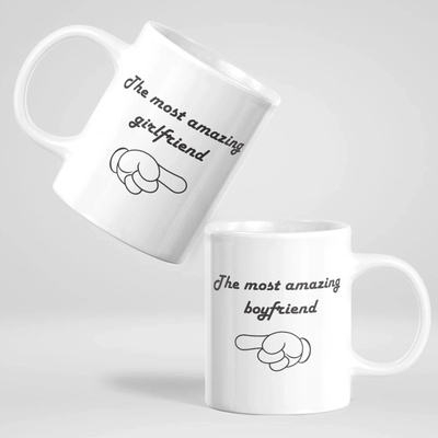 Art gift Комплект чаши за двойки - The most Amazing