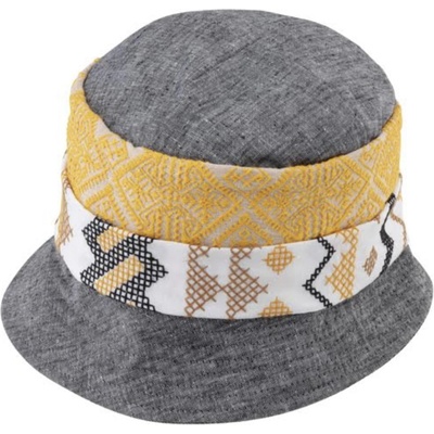 Fiebig Headwear since 1903 Bucket hat letní šedý