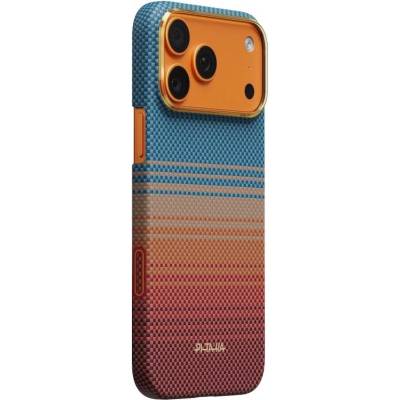 PITAKA Кевларен кейс с MagSafe за iPhone 17 Pro Max - Pitaka Sunset 2.0 California Dream 01 Edge Ultra Slim Aramid Fiber Case Limited Edition (SCD1701PM)