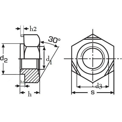 matice M12 A4 NEREZ přivařovací DIN 929
