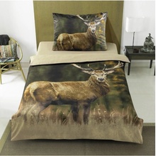 Apex Divoký jelen povlečení 3D 100% polyester 140x200 70x90