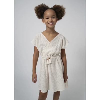 Mayoral Рокля кафтан бежова за момиче Mayoral