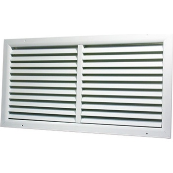Image 1 of Dalap Подсилена бяла вентилационна решетка от висококачествен екструдиран алуминий 600x200 мм (90391)