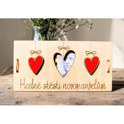 Dekorace z Řečice Dárková karta na peníze ke svatbě 6♥️