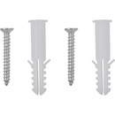 vidaXL Стенни огледала, 2 бр, 60 см, кръгли, стъкло (3051628)