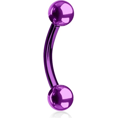 Šperky4U piercing do obočí fialová OB01046A-1208