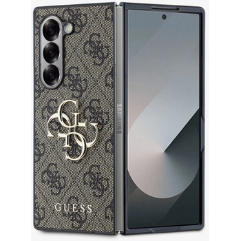 GUESS PU 4G метално лого заден капак за Samsung Galaxy Z Fold 6 Brown Guess | Lilav | ЖЕНИ | UNI