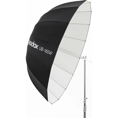 Hluboký bílý parabolický deštník Godox UB-165W (165cm) – Zboží Mobilmania