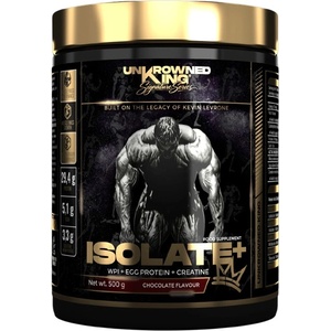 UnKrowned King Isolate+ Protein | with Whey Isolate, Egg Protein & Creatine [500 грама] Шоколад