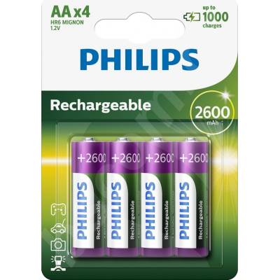 Philips AA 2600mAh 4ks R6B4B260/10 – Zboží Živě