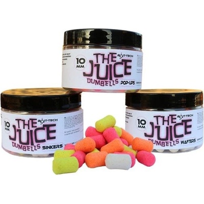 Bait-Tech vyvážená nástraha The Juice Dumbells Wafters 100ml 8mm