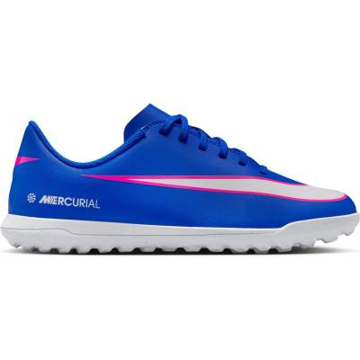 Nike Юношески футболни стоножки Nike Mercurial Vapor 16 Club Juniors Astro Turf Football Boots - Blue/Wht/Pink