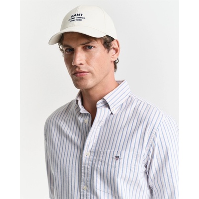 Gant Regular Fit Striped Classic Oxford Shirt - Light Pink