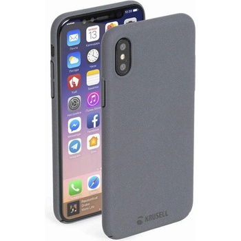 Krusell Sandby Cover - поликарбонатов кейс за iPhone XS, iPhone X (черен)