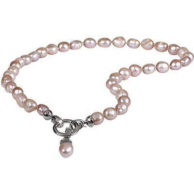 JwL Luxury Pearls Náhrdelník z pravých ružových perál JL0555