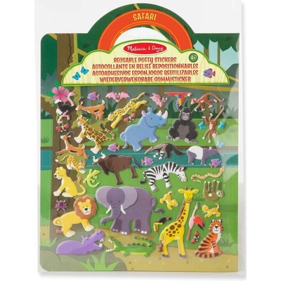 Melissa & Doug Zošit s adheznými samolepkami Safari
