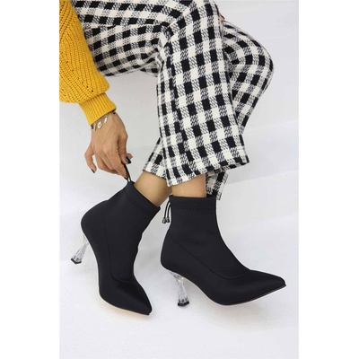 Moda Trend Дамски елегантни боти - Черни #321198 (321198_Черно)