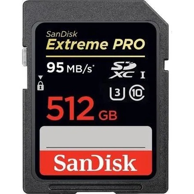 SanDisk SDXC Extreme Pro 512GB V30/U3/UHS-I SDSDXXY-512G-GN4IN/183533