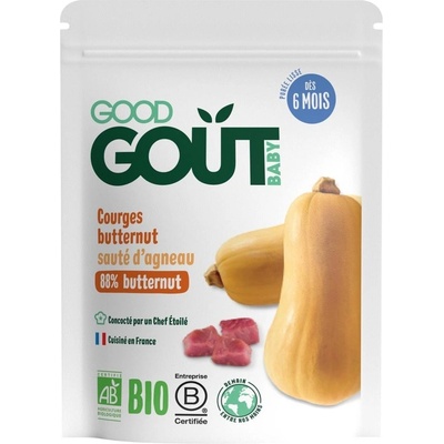 Good Gout Bio Máslová dýně s jehněčím masem 190 g – Zboží Mobilmania