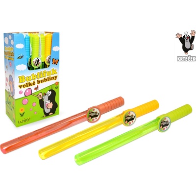 Wiky Bublifuk tyč Krtek 120 ml Žlutá