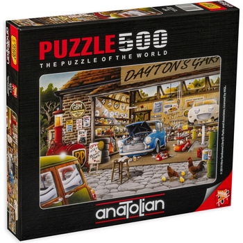 Anatolian Пъзел Anatolian от 500 части - Гаража на Дейтън, Хиро Таникава (P3571)