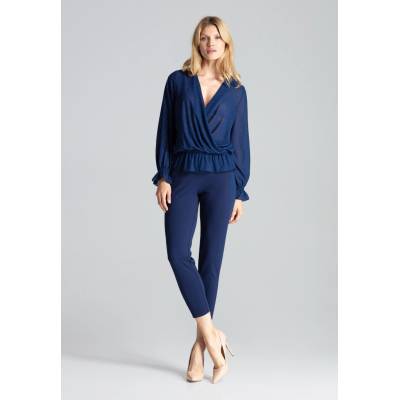 Figl Woman's Jumpsuit M684 Navy Blue