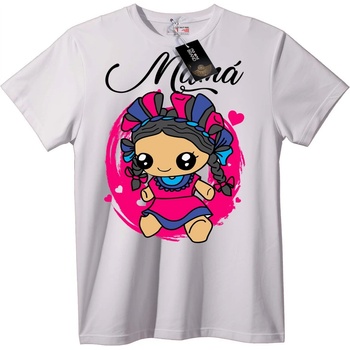 NOONEBRAND Тениска Малка Принцеса на Мама - S, White