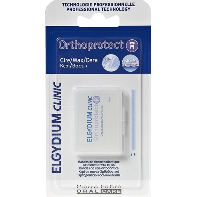 Elgydium Clinic Ортодонтски защитен восък Orthoprotect, 7 ленти
