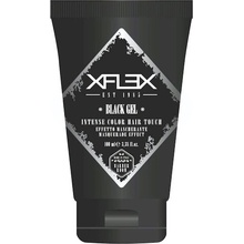 Xflex Black Gel černý gel na vlasy 100 ml