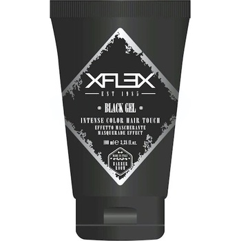 Xflex Black Gel černý gel na vlasy 100 ml