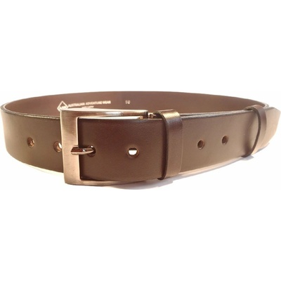 BELT NICK kožený hnědý opasek AAW hnědá