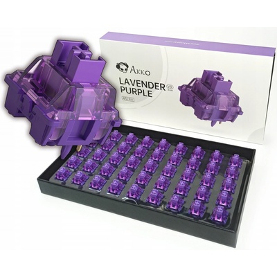 Akko Lavender Purple V3 Lubed Switches 45 ks