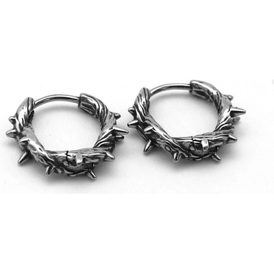 Steel Edge náušnice z chirurgickej ocele krúžky WJHE268