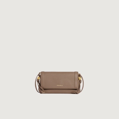Coccinelle THESS kožená MINI BAG Warm taupe E5VCA550101N59TU