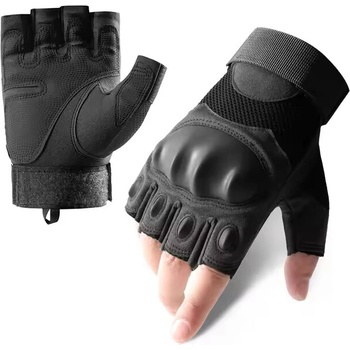 DRAGOWA Tactical Тактически ръкавици Alfa къси, черни (DRG074.Black)