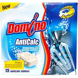 DOMINO anticalc таблетки срещу котлен камък, 15 броя