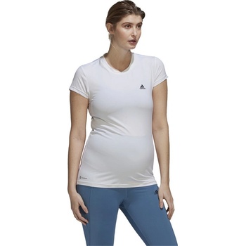 adidas dámske tričko Performance Maternity T Biela Čierna