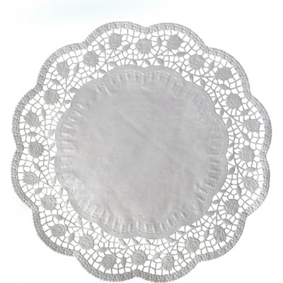Dekorativní krajky kulaté Ø 32 cm [6 ks] (65433)