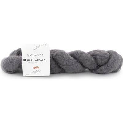 SILK ALPACA Katia Farby SILK ALPACA NATURAL COLORS: 204 šedá