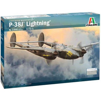 ITALERI Model Kit letadlo 1446 P-38J Lightning 33-1446 1:72