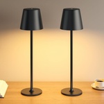 UPXNBOR LED Table Lamp Wireless 2-Piece Set, Metal Table Lamp for Outdoor & Indoor - UP-WSA (UP-WSA) - boombuy - 44,83 лв