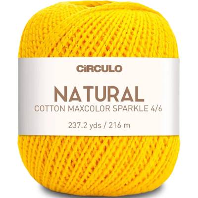 Circulo Natural Cotton Maxcolor Sparkle 1289 Kanárková