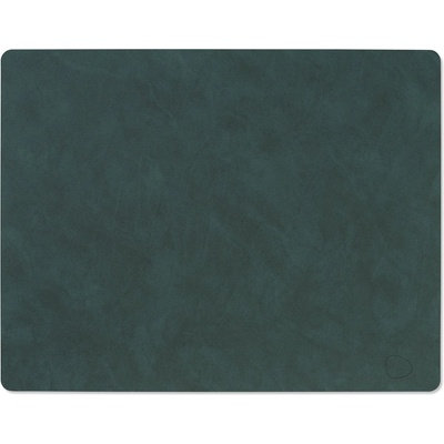 LIND DNA Подложка за маса SQUARE NUPO 35 x 45 см, тъмно зелен, кожа, LIND DNA (LIND981069)